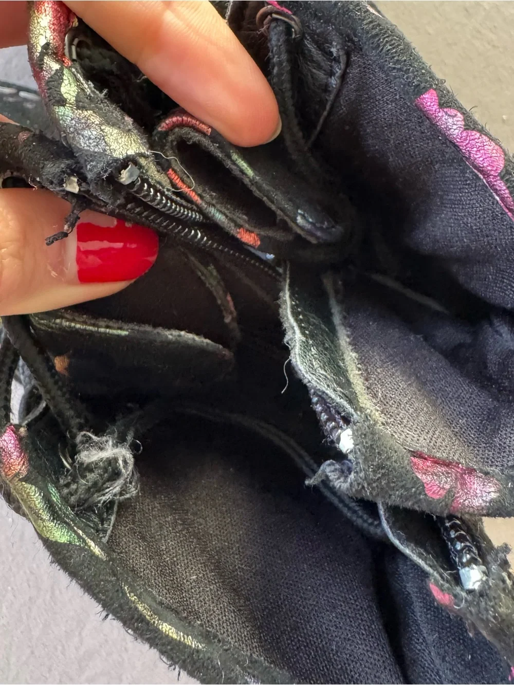 Girls Steve Madden BETTYY Floral LACE-UP BOOTS